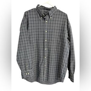 Saddlebred Button down. Size Large. Navy